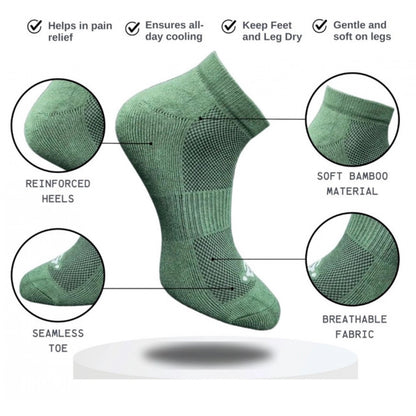 Generic 3_Pair Set Unisex Casual Cotton Printed Low Cut Socks (Multicolor)