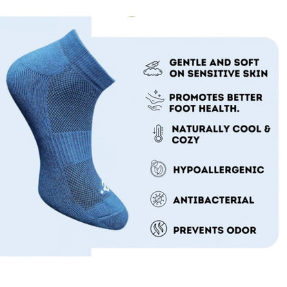 Generic 3_Pair Set Unisex Casual Cotton Printed Low Cut Socks (Multicolor)
