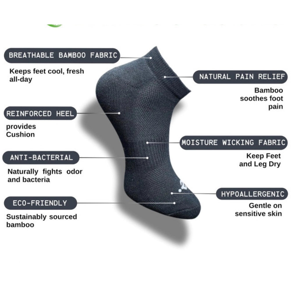 Generic 3_Pair Set Unisex Casual Cotton Printed Low Cut Socks (Multicolor)