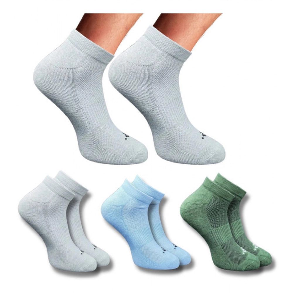 Generic 3_Pair Set Unisex Casual Cotton Printed Low Cut Socks (Multicolor)