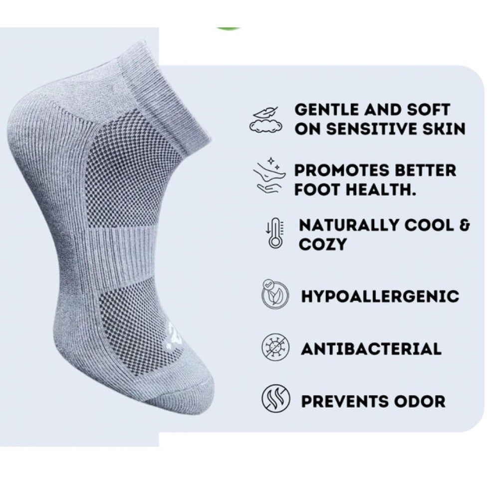 Generic 3_Pair Set Unisex Casual Cotton Printed Low Cut Socks (Multicolor)