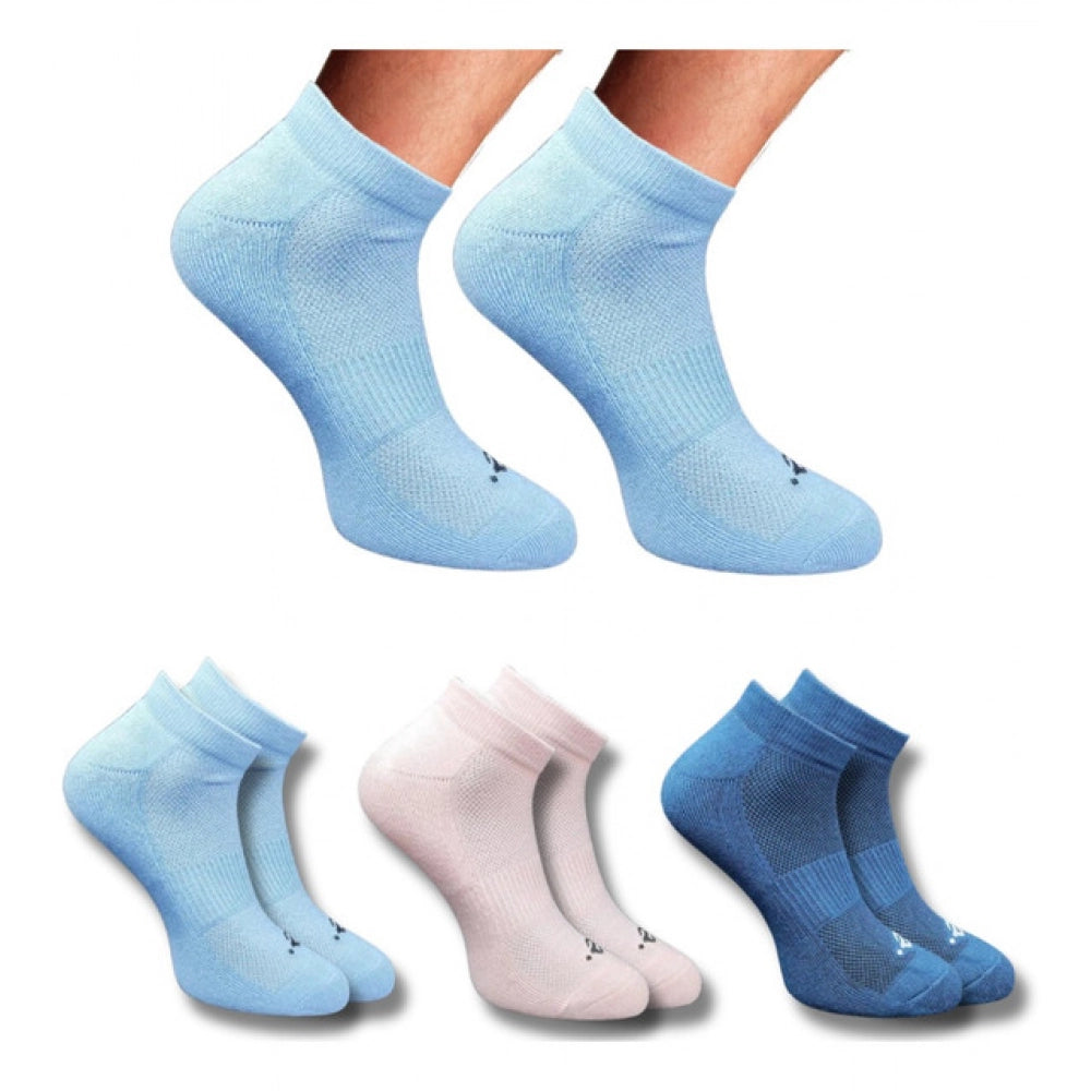 Generic 3_Pair Set Unisex Casual Cotton Printed Low Cut Socks (Multicolor)