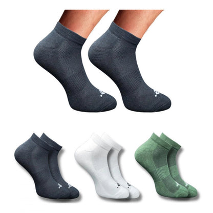 Generic 3_Pair Set Unisex Casual Cotton Printed Low Cut Socks (Multicolor)