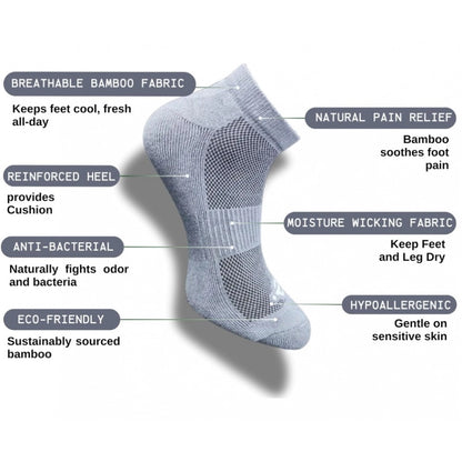 Generic 3_Pair Set Unisex Casual Cotton Printed Low Cut Socks (Multicolor)