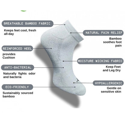 Generic 3_Pair Set Unisex Casual Cotton Printed Low Cut Socks (Multicolor)