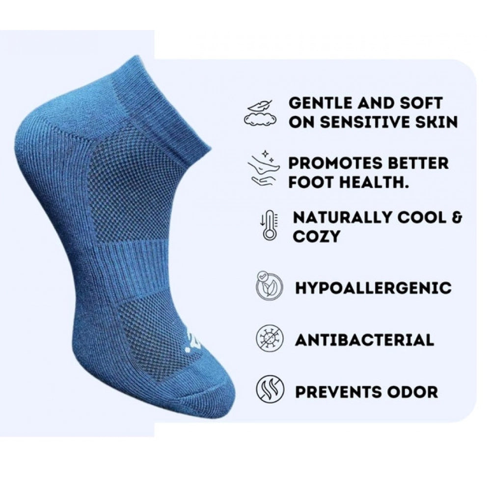 Generic 3_Pair Set Unisex Casual Cotton Printed Low Cut Socks (Multicolor)