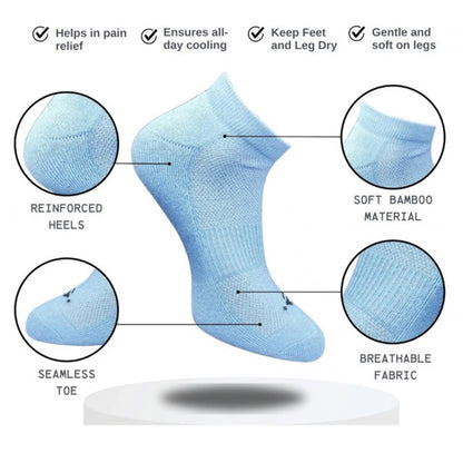 Generic 3_Pair Set Unisex Casual Cotton Printed Low Cut Socks (Multicolor)