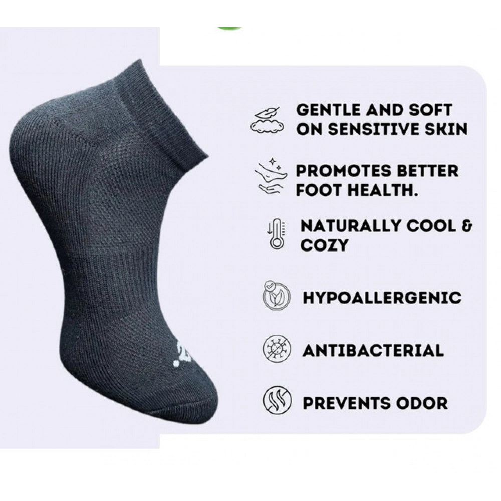 Generic 3_Pair Set Unisex Casual Cotton Printed Low Cut Socks (Multicolor)