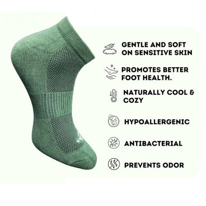 Generic 3_Pair Set Unisex Casual Cotton Printed Low Cut Socks (Multicolor)