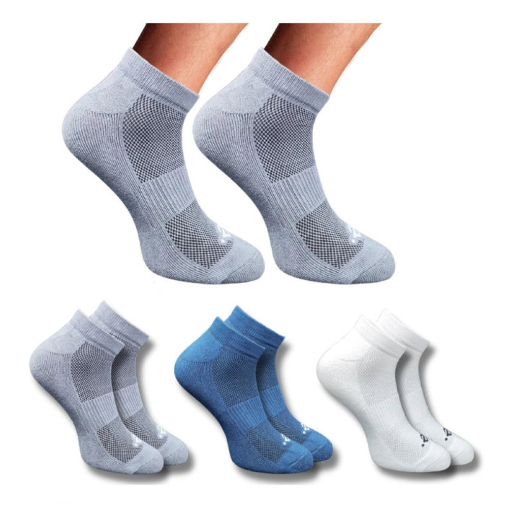 Generic 3_Pair Set Unisex Casual Cotton Printed Low Cut Socks (Multicolor)