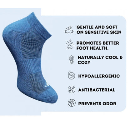 Generic 3_Pair Set Unisex Casual Cotton Printed Low Cut Socks (Multicolor)