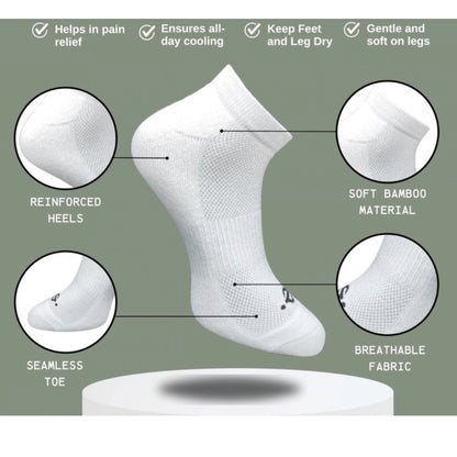 Generic 3_Pair Set Unisex Casual Cotton Printed Low Cut Socks (Multicolor)