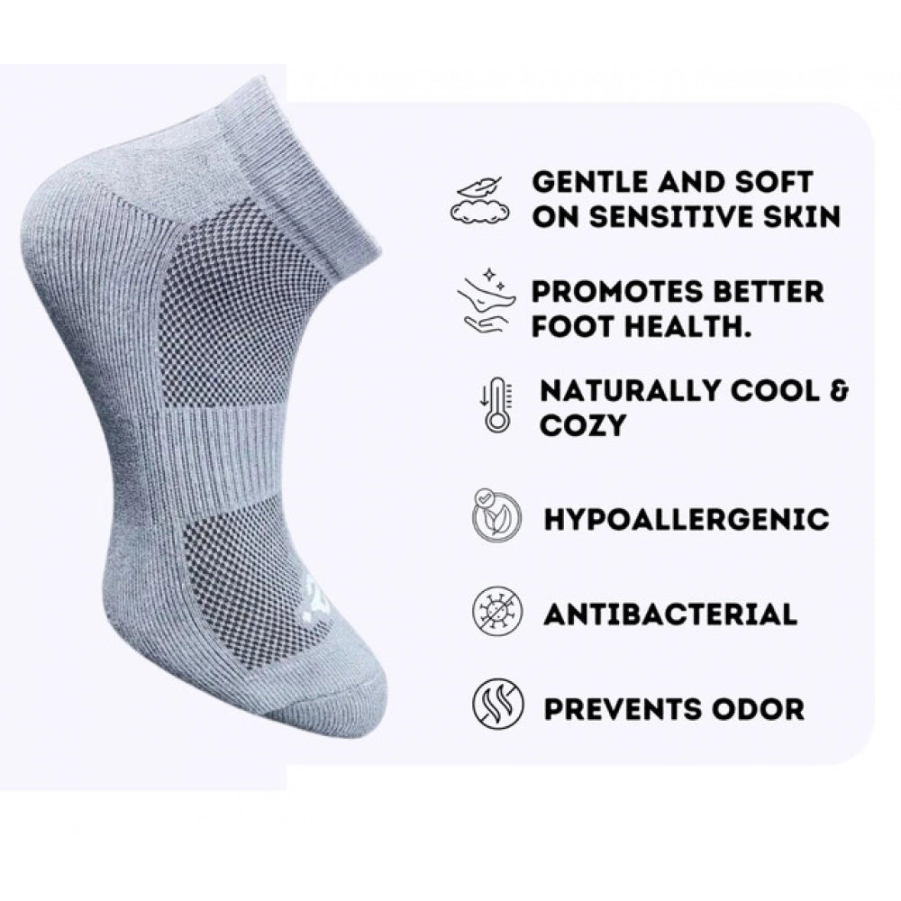 Generic 3_Pair Set Unisex Casual Cotton Printed Low Cut Socks (Multicolor)