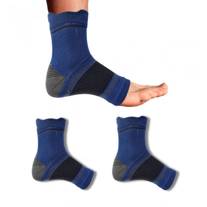 Generic 3_Pair Set Unisex Casual Cotton Printed Ankle Length Support Socks (Multicolor)