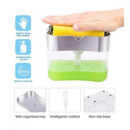 Generic Pack Of 4_Soap Pump Dispenser – Refillable Liquid Soap And Lotion Bottle (Color: Assorted )