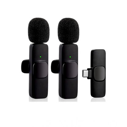 Generic Plastic K9 Microphone, Digital Mini Portable Recording Clip Mic with Receiver (Single Piece)