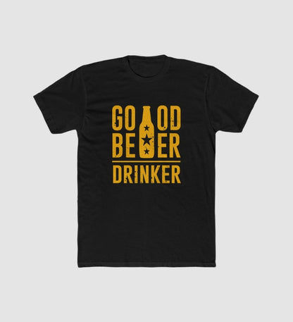 Generic Men's Polyester Printed Round Neck Short Sleeve T-Shirt (Black)