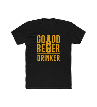 Generic Men's Polyester Printed Round Neck Short Sleeve T-Shirt (Black)