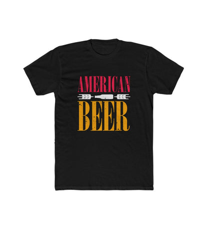 Generic Men's Polyester Printed Round Neck Short Sleeve T-Shirt (Black)