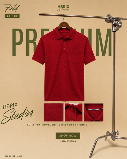 Men’s Premium Cotton Polo T-Shirt