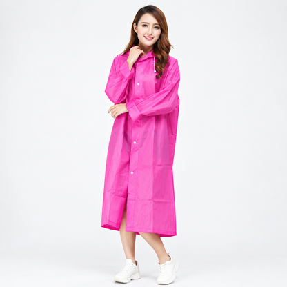 🌧️ Reusable Raincoat Wallet Card – Waterproof Rain Cover (Set of 5, Multicolour)
