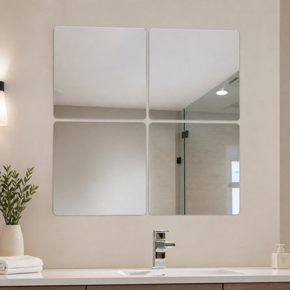 Mirror tiles surface detail