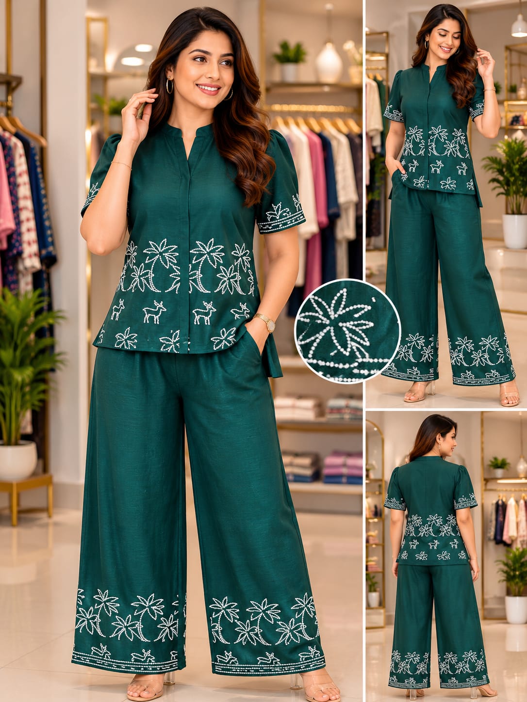 Women's Premium Rayon Co-Ord Set | Soft & Comfortable Casual Wear | Stylish Matching Top & Bottom | Sizes S, M, L | Multiple Colours