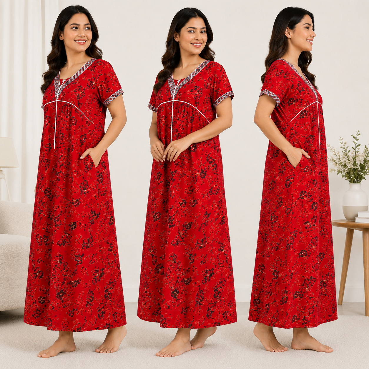 Women's Cotton Short Kurti | Casual Printed Top | Regular Fit Random Design and Color | Combo Pack