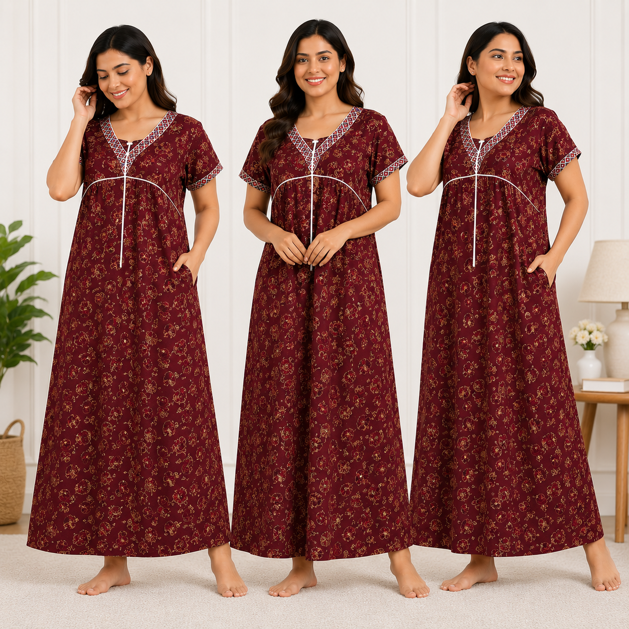 Women's Cotton Short Kurti | Casual Printed Top | Regular Fit Random Design and Color | Combo Pack