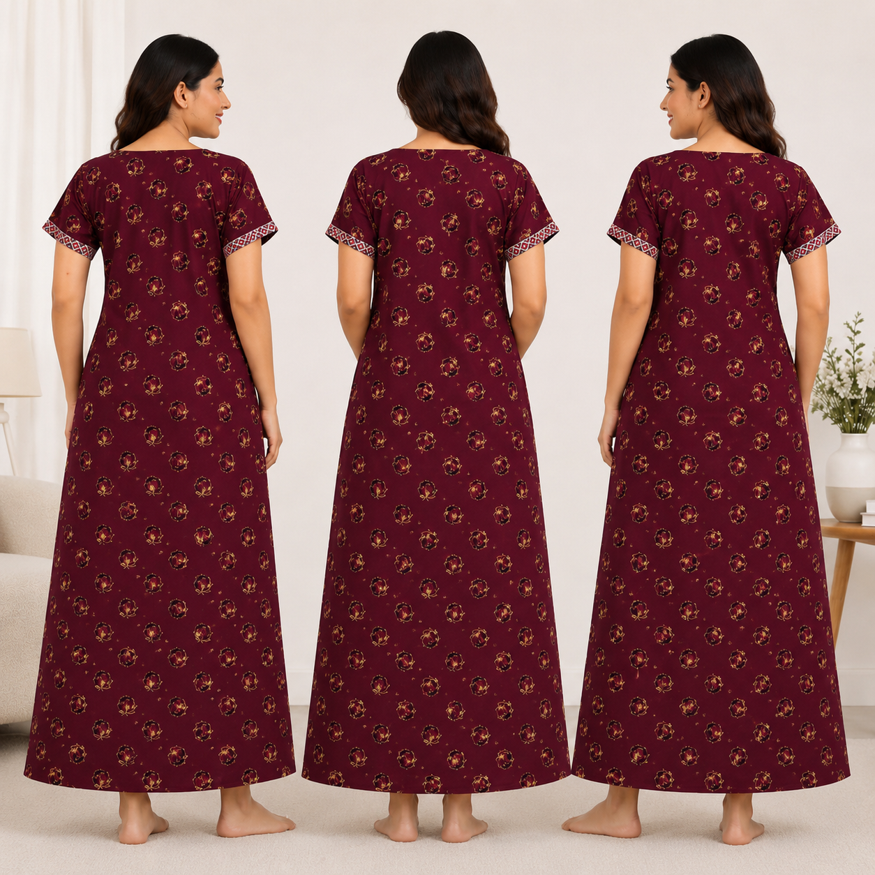Women's Cotton Short Kurti | Casual Printed Top | Regular Fit Random Design and Color | Combo Pack