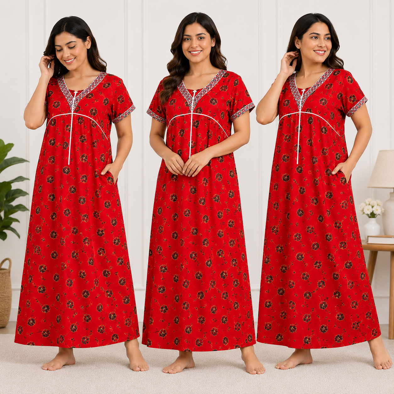 Women's Cotton Short Kurti | Casual Printed Top | Regular Fit Random Design and Color | Combo Pack