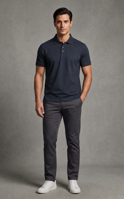 Men’s Premium Cotton Polo T-Shirt