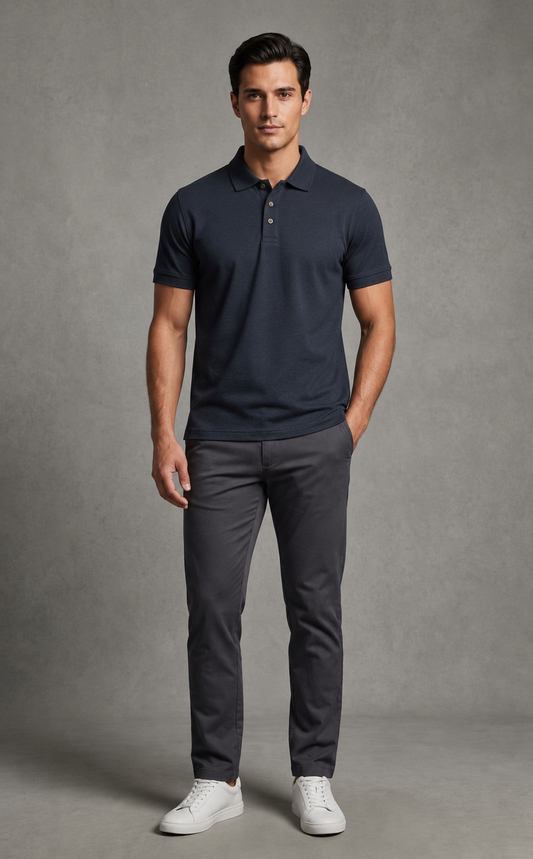 Men’s Premium Cotton Polo T-Shirt
