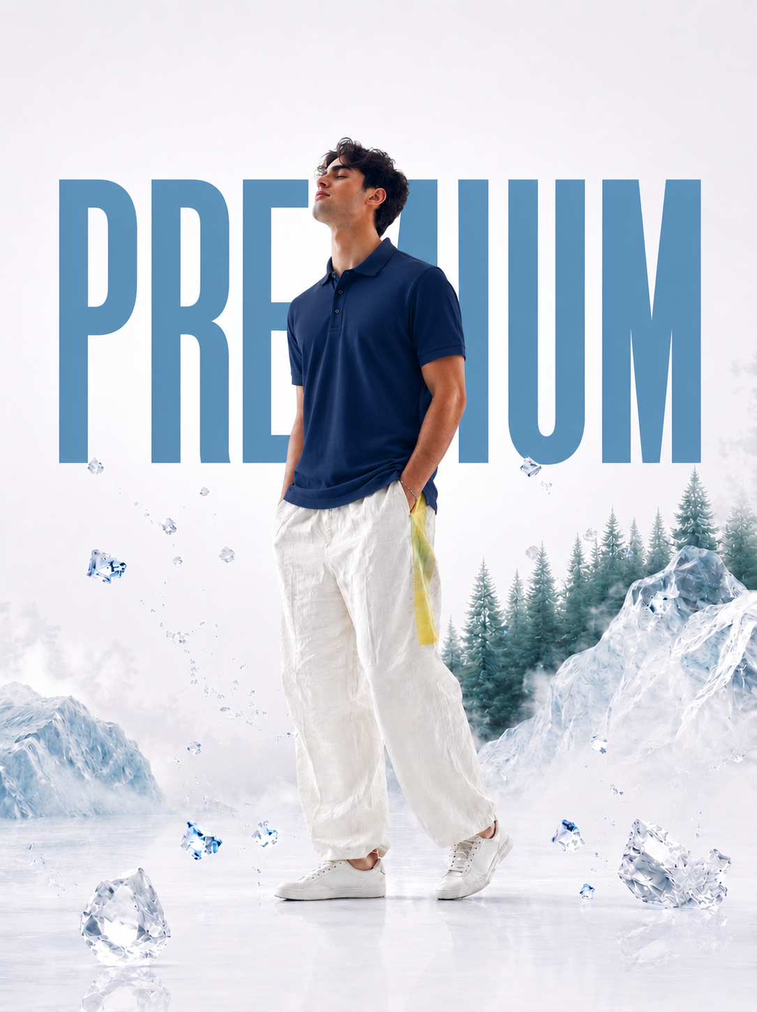Men’s Premium Cotton Polo T-Shirt