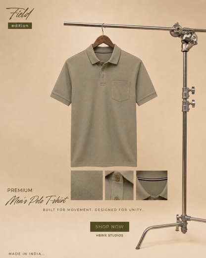 Men’s Premium Cotton Polo T-Shirt
