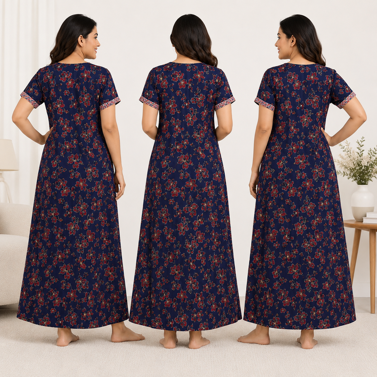 Women's Cotton Short Kurti | Casual Printed Top | Regular Fit Random Design and Color | Combo Pack