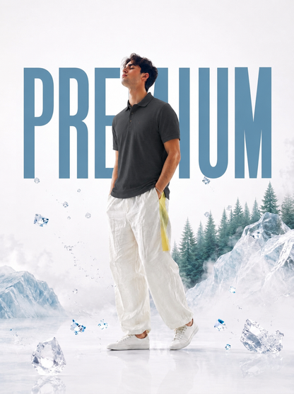 Men’s Premium Cotton Polo T-Shirt