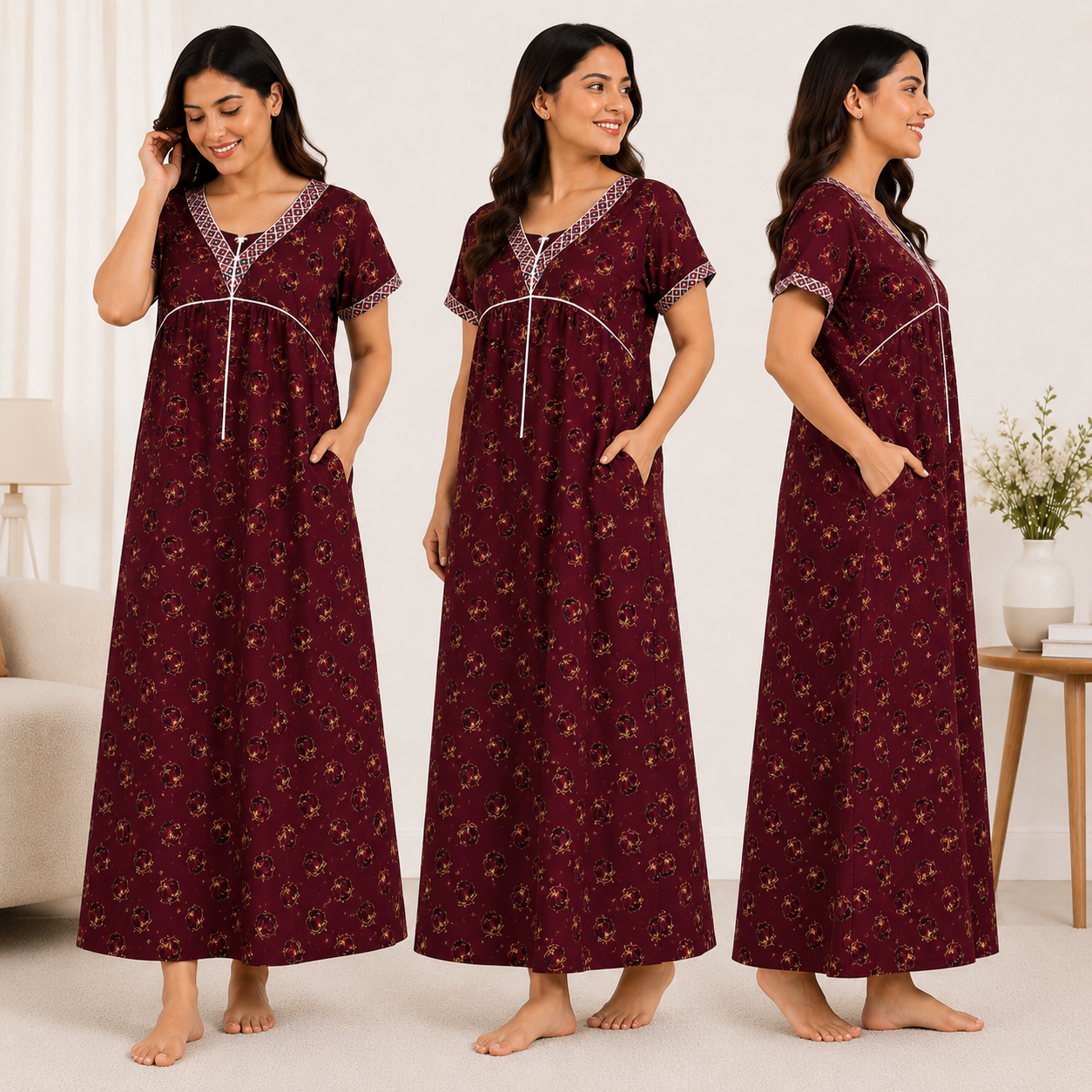 Women's Cotton Short Kurti | Casual Printed Top | Regular Fit Random Design and Color | Combo Pack