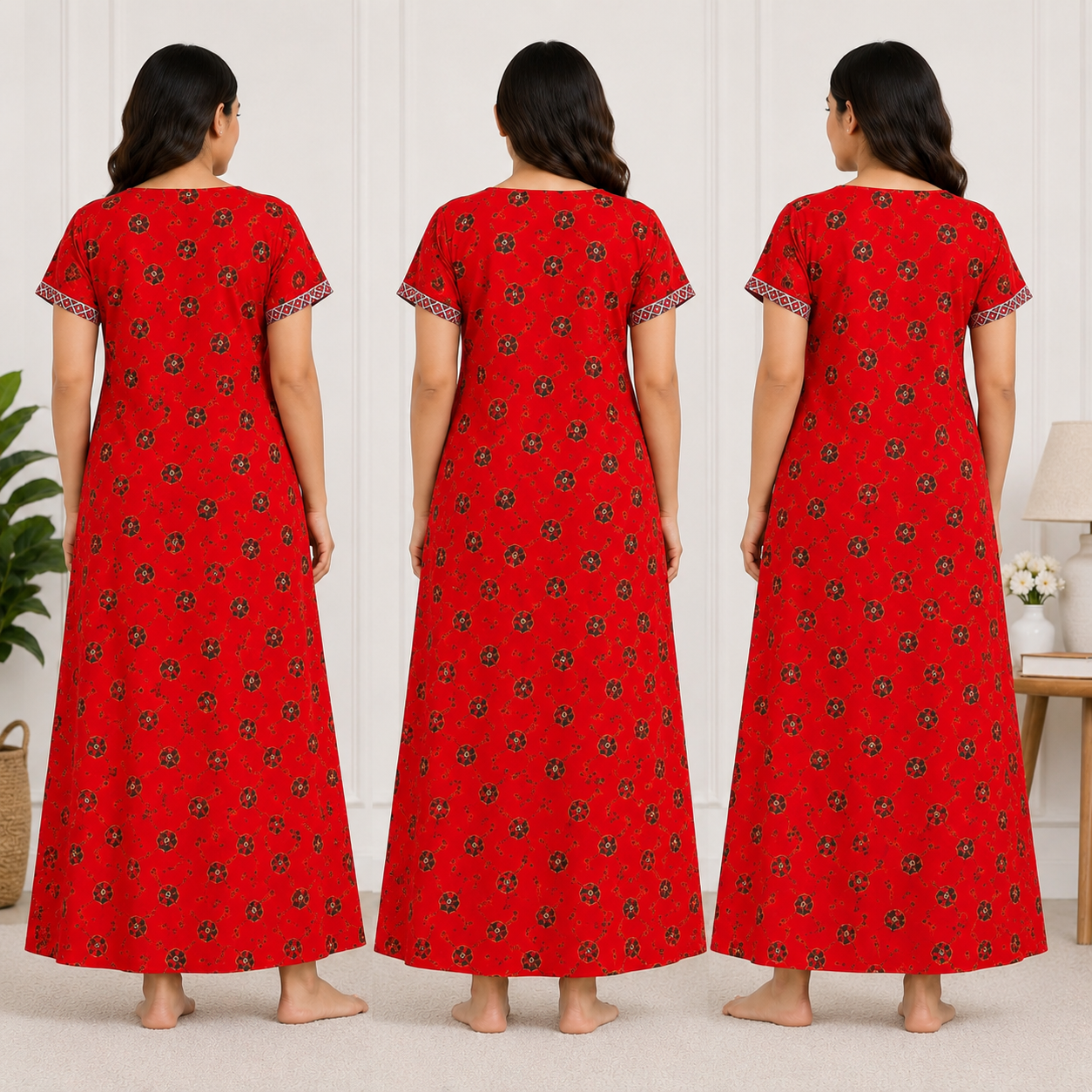 Women's Cotton Short Kurti | Casual Printed Top | Regular Fit Random Design and Color | Combo Pack
