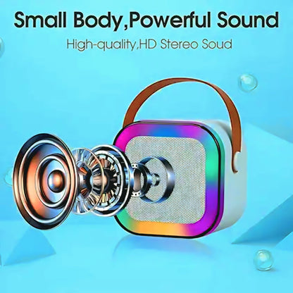 Mini Karaoke Machine With 1 Mic
