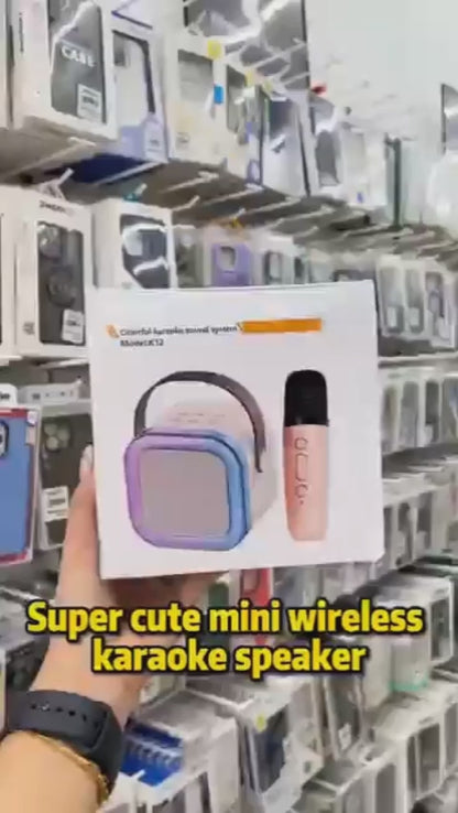 Mini Karaoke Machine With 1 Mic