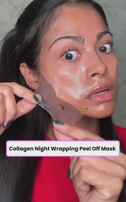 Collagen Night Wrapping Peel Off Mask (Pack of 2)